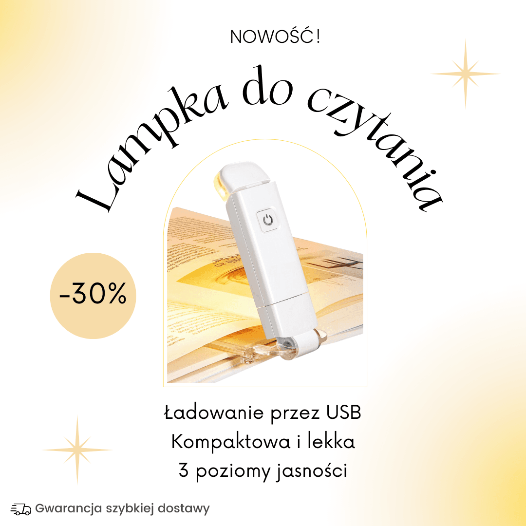 Lampka nocna przyjazna dla oczu – 3 poziomy jasności, USB